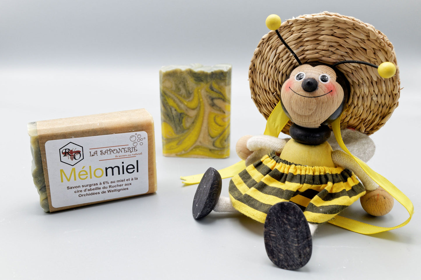 Savon au miel et à la cire d'abeille Mélomiel